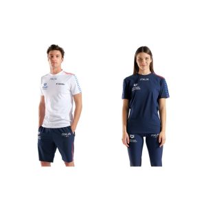 Arena Italia T-Shirt Team Stripe