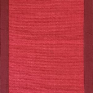 Tappeto Bordato Rosso Sobel