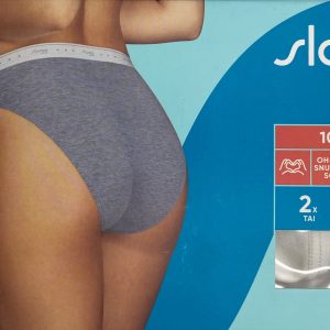 2 pz Slip donna in cotone Sloggi 100 tai