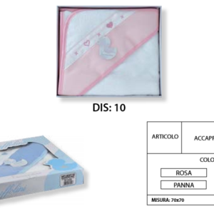 Accappatoio triangolo ricamato Batuffolini