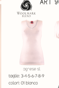 Camiciola Agnese SL Madiva maxi