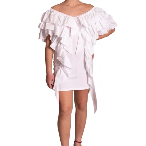 Mini abito arricchito da rouches GINA GORGEOUS