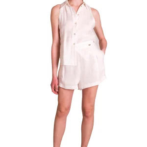 Shorts In Misto Lino con filo lurex PHO