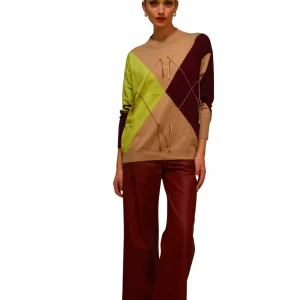 Maglia over motivo geometrico Z.O.E.