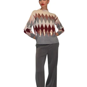 Maglia jacquard con paillettes Z.O.E.