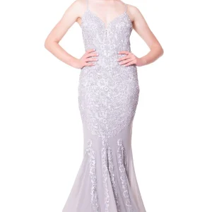 Abito Lungo Con Godè In Pizzo Macramè FOREVER UNIQUE