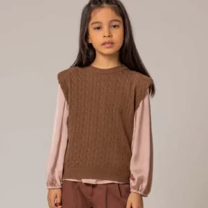 Gilet Bambina Vicolo Girl con spalline ANNI 6,12