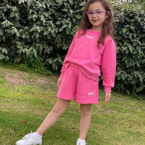 Shorts Vicolo Bambina in felpa con coulisse Interna Bubble Vicolo Girl Anni 6 e 10
