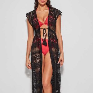 Vestito Lungo Traforato Gisela