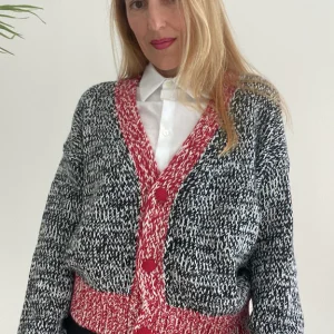 Cardigan Melange Bicolor Vicolo