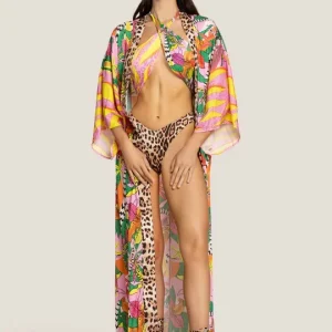 Kimono Lungo Donna 4Giveness Fantasia 5168