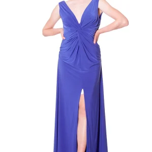 Abito lungo drappeggiato in jersey FOREVER UNIQUE