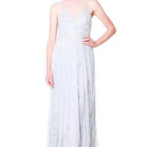 Abito lungo in tulle ricamato LIPSY