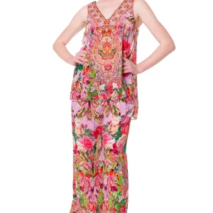 Canotta ampia in misto seta fantasia CZARINA KAFTANS