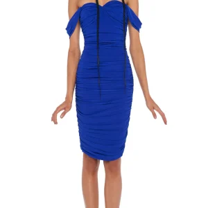 Abito con maniche ad alette In Jersey Elasticizzato NORMA KAMALI