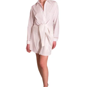 Abito camicia con fiocco e paillettes DRYCRI