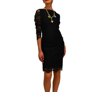 Abito Kirana In Pizzo con arriccio CHIARA BONI