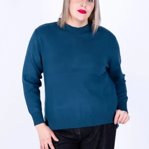 Ragno - Maglia collo a giro con costine sul collo