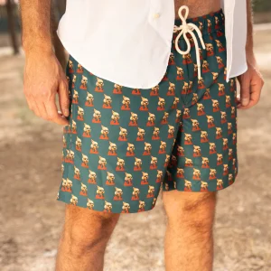 ✨ CRAZY PABLO + NFT ✨ Pantaloncini da bagno stampa Crazy Pablo #5283