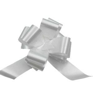 Coccarde matrimonio bianche mm 50 pezzi 30