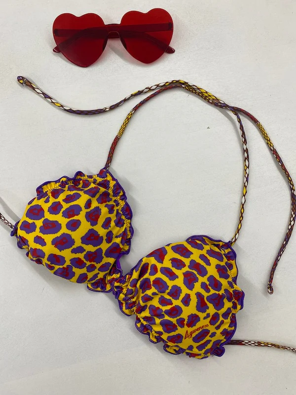 Triangolo Donna 4Giveness Sbambolato Fantasia Leopardata Congo SB5912