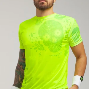 T-shirt Sport FlatMuertos - Giallo Fluo