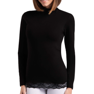 Lupetto con pizzo manica lunga – Cotonella  GD126