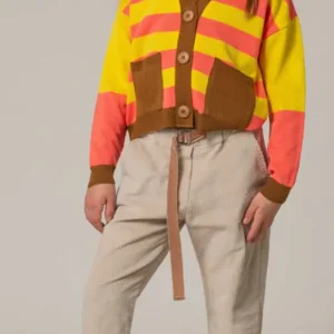 Pantalone Bambina Vicolo Girl in velluto rigato Anni 6 ,10