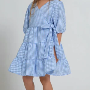 Vestito per bambina a quadretti Vicolo Girl Anni 6-8-10