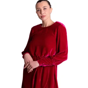 Abito corto in velluto HANAMI D'OR