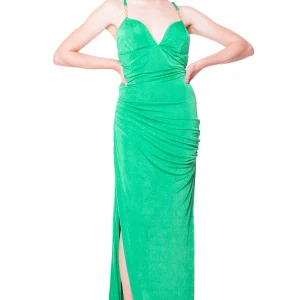 Abito Lungo Con Profondo Spacco ALMA SANCHEZ