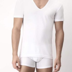 Maglia intima uomo Cagi cotone scollo V 5326