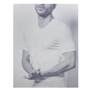 Maglia intima uomo elasticizzata scollo V Navigare B2Y571