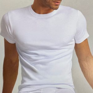 Maglia intima uomo in cotone a girocollo Lotto LT1114