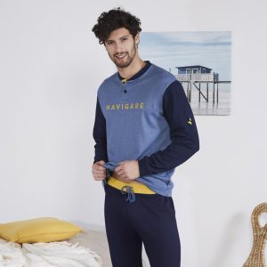 Pigiama Uomo serafino Navigare B2141350