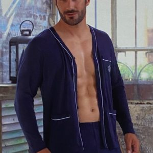 Pigiama uomo aperto davanti estivo Navigare 14280