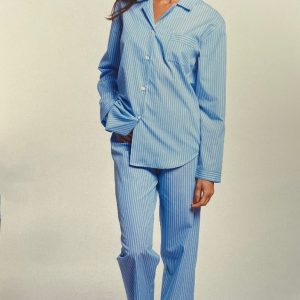 Pigiama donna aperto davanti estivo Diplomat Elena