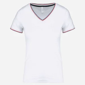 T-Shirt Piquè V Donna