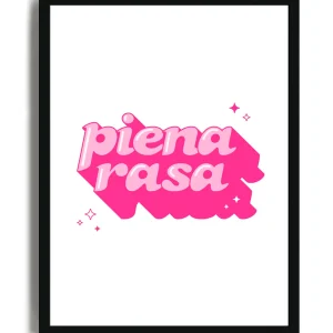 Piena Rasa - Poster con cornice