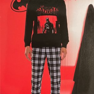 Pigiama caldo cotone ragazzo Batman DCD4031C