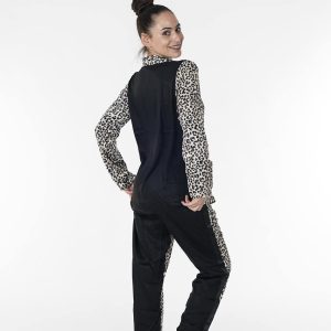 Pigiama donna aperto davanti in viscosa Verdissima 13.W3AAN11