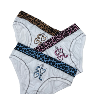 Slip donna fantasia in cotone LovelyGirl 6234 3pz