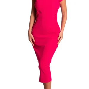 Abito Marion in jersey stretch con arricciatura laterale CHIARA BONI