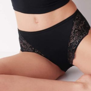 Slip donna in cotone con pizzo Cotonella 4940 2pz