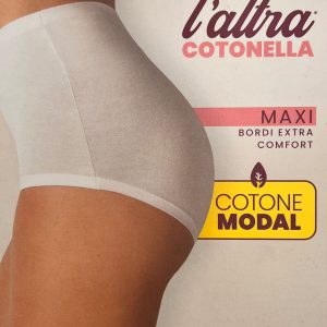 Slip vita alta in cotone elasticizzato Cotonella GD367