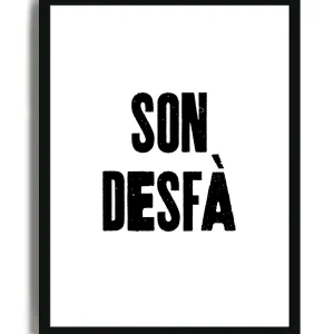Son Desfà - Poster con cornice