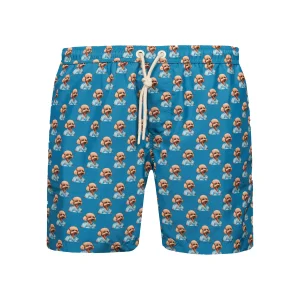 ✨ CRAZY PABLO + NFT ✨ Pantaloncini da bagno stampa Crazy Pablo #4228