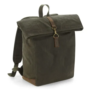 Zaino Heritage Canvas con dettagli in vera Pelle