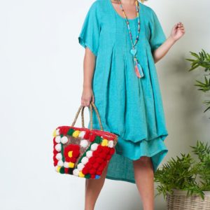 INES – Abito 100% lino