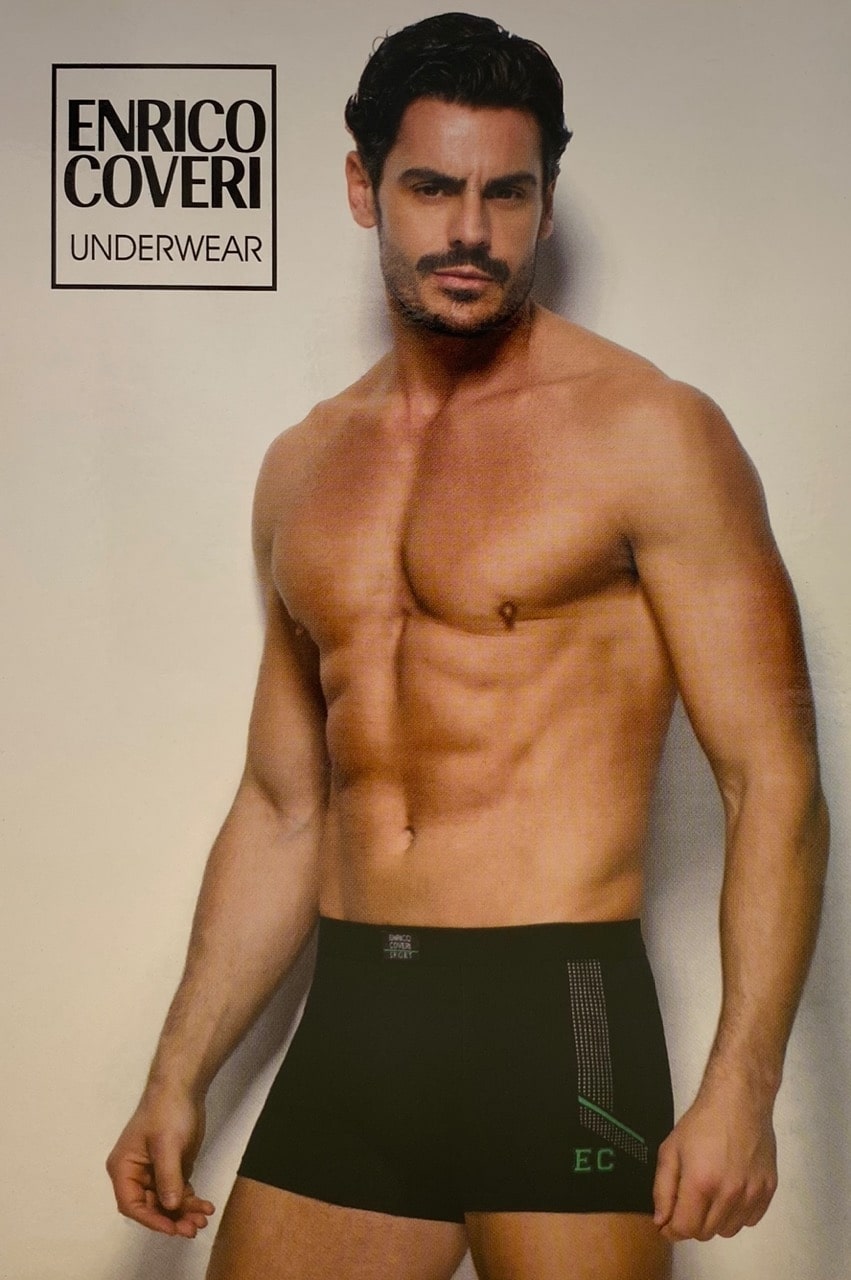 Boxer uomo Enrico Coveri in cotone fantasia EB1253 - immagine 6